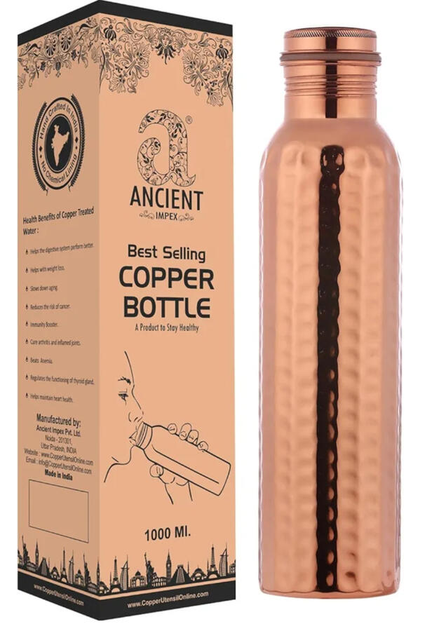 bouteille en cuivre
